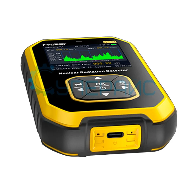 Дозиметр FNIRSI GC-01 с батареей 1100 мАч фото 4