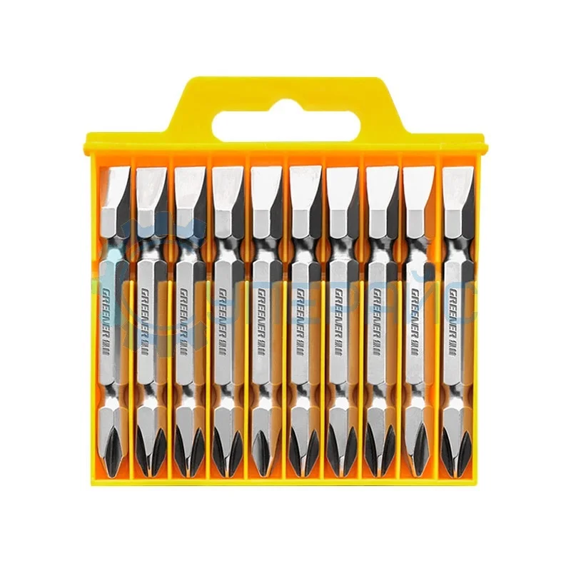 Биты двухсторонние GREENER PH-SL 10 шт фото 1