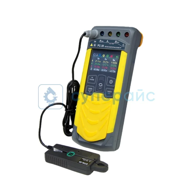 Многофункциональный измерительный прибор РС-30 с клещами КТИ-30 фото 1