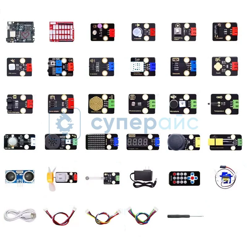 Набор KEYES 24 в 1 на базе Arduino UNO R4 WiFi фото 1