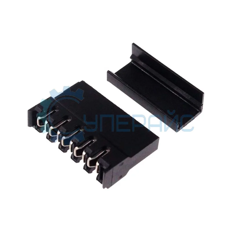 Разъем питания SATA 15 pin c крышкой на 90 градусов фото 1