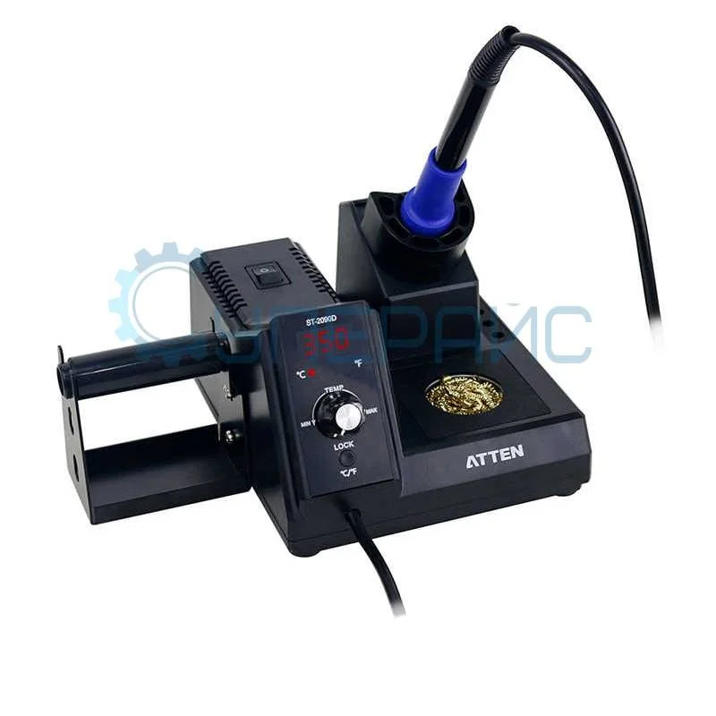 Паяльная станция ATTEN ST-2090D с держателем проволоки для пайки фото 1