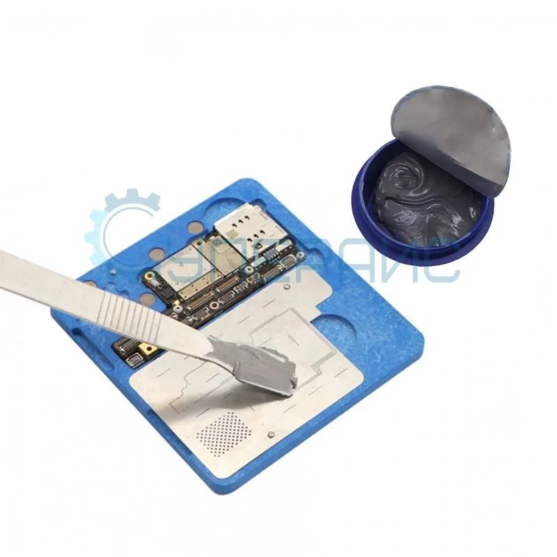 Безотмывочная паяльная паста MECHANIC XGS20 (20 г, в банке) фото 2