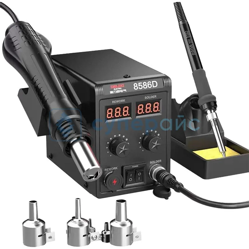 Паяльная станция Delixi 8586D фото 1