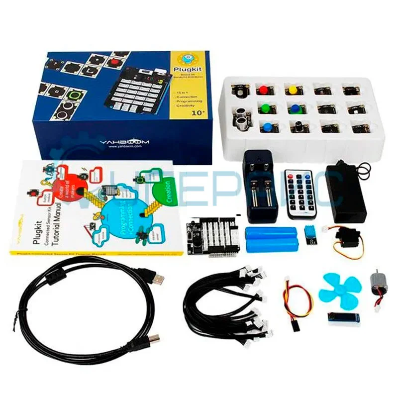Базовый набор датчиков Yahboom Plugkit Connected Sensor Kit для Arduino проектов фото 4