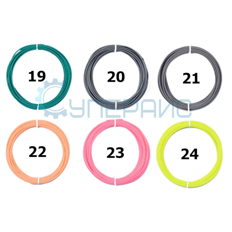 5 метров PCL пластика для 3D ручки фото 3