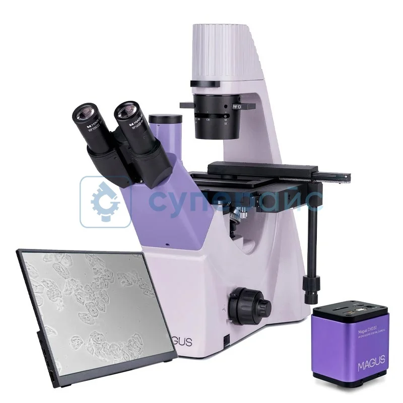 Инвертированный микроскоп MAGUS Bio VD300 LCD 83013 с цифровым дисплеем фото 1