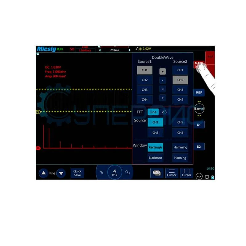 Планшетный цифровой осциллограф Micsig TO1102 Plus (2 канала, 100 МГц) фото 16