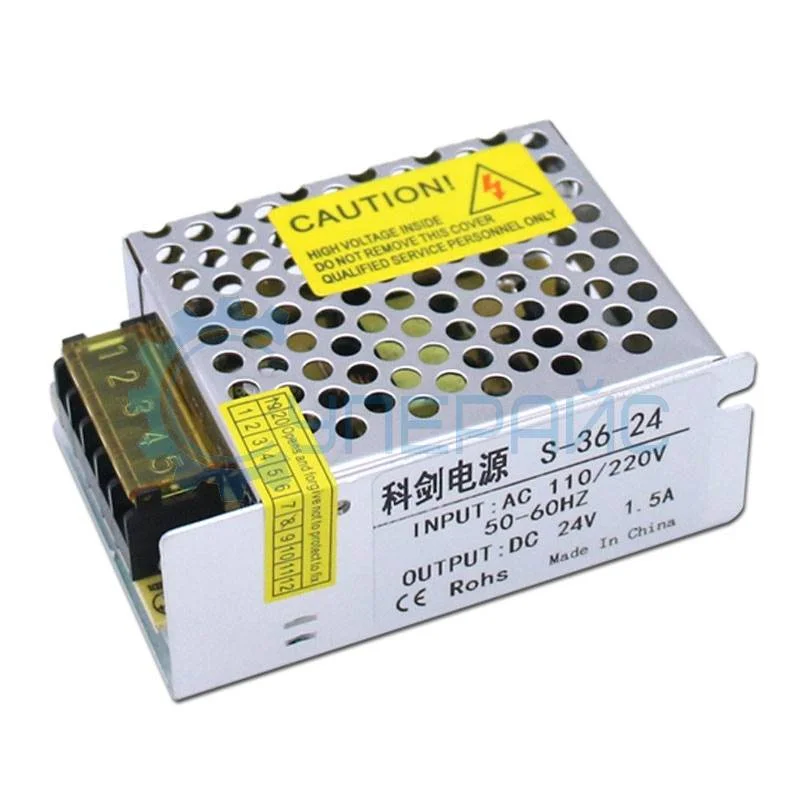 Источник питания Kejian S-36-24 (24В,1.5А) фото 1
