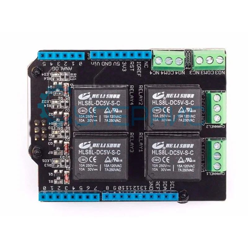 Плата расширения для Ардуино Seeed Studio Relay Shield v3.0 фото 4