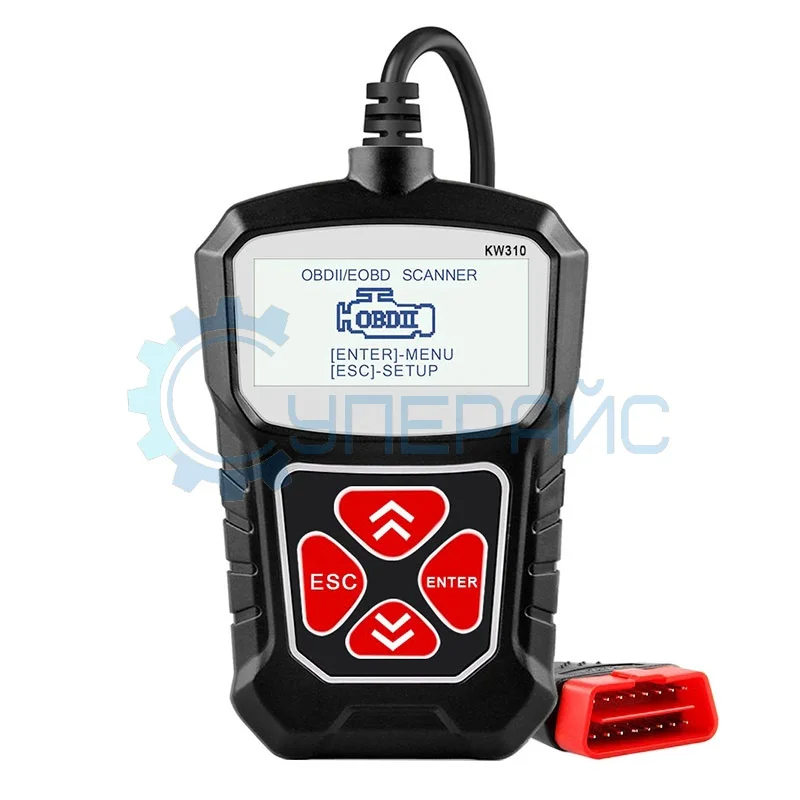 Портативный автомобильный диагностический сканер по протоколу OBDII Konnwei KW310 фото 1