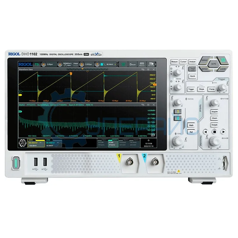 Цифровой запоминающий осциллограф RIGOL DHO1102 (2 канала х 100 МГц) фото 1