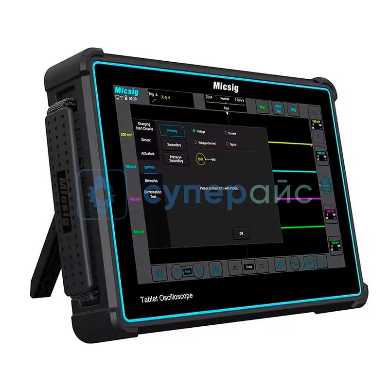Сенсорный осциллограф Micsig ATO3004 (4 канала, 300 МГц) фото 3