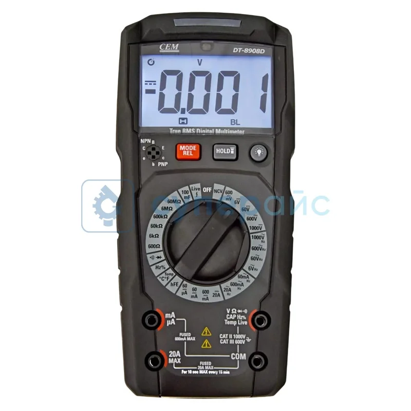 Мультиметр цифровой CEM DT-8908D фото 1