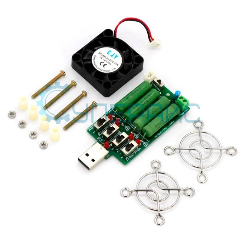 USB нагрузка с вентилятором JUWEI GLDZ 4 Fan фото 5