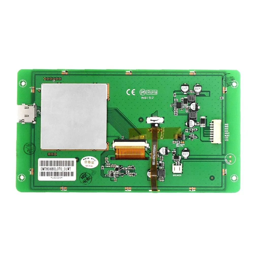 TFT экран DWIN DMT80480L070_02W с резистивным сенсором фото 2