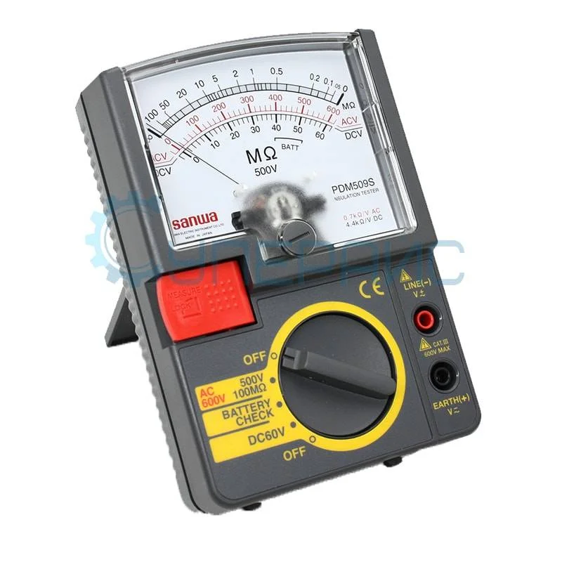 Тестер сопротивления изоляции Sanwa PDM509S фото 1