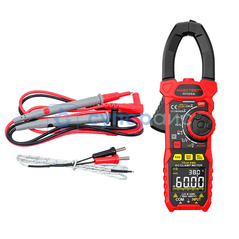 Клещи токовые Habotest HT208A фото 3