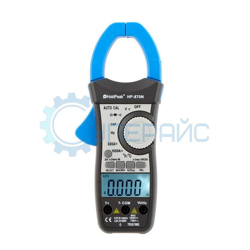 Клещи-мультиметр переменного и постоянного тока HoldPeak HP-870N фото 1