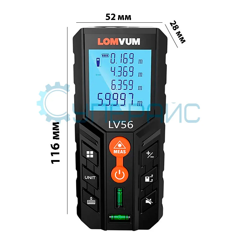 Лазерный дальномер Lomvum LV56 40 м фото 7