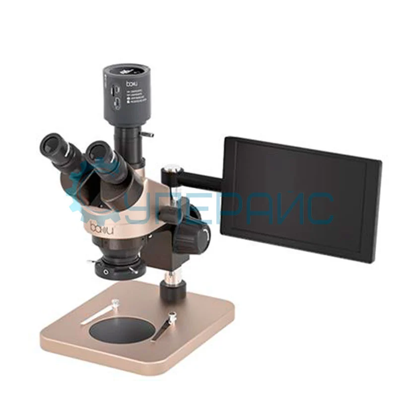 Тринокулярный микроскоп Baku BA-008T фото 2