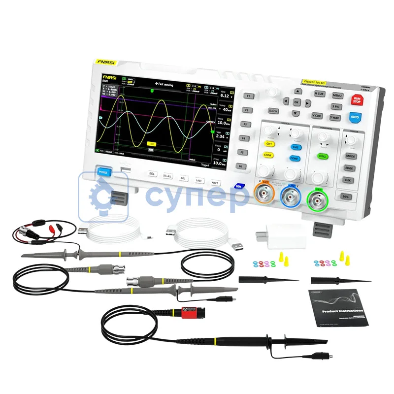 Двухканальный осциллограф FNIRSI 1014D Plus фото 9
