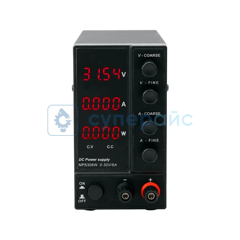 Мини блок питания Wanptek NPS306W с четырехразрядным дисплеем (30В, 6А) фото 1