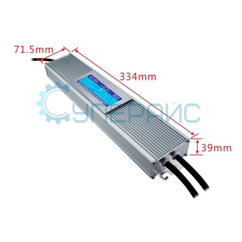 Блок питания для светодиодов NeonPro HPS-12E300 (12 В, 25 А, 300 Вт) фото 1