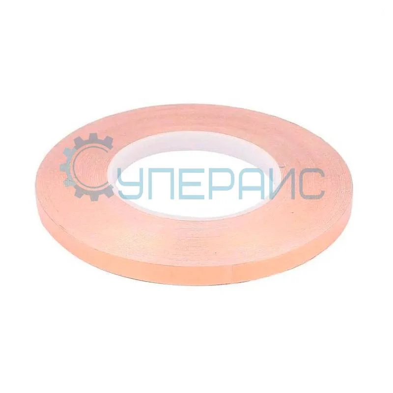 Антистатическая медная лента (медный скотч) 10мм * 25м фото 1