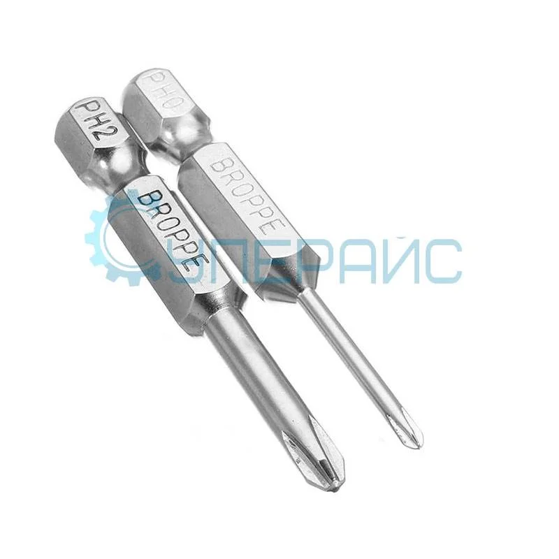 Набор крестовых бит для шуруповерта BROPPE PH 12 шт фото 3