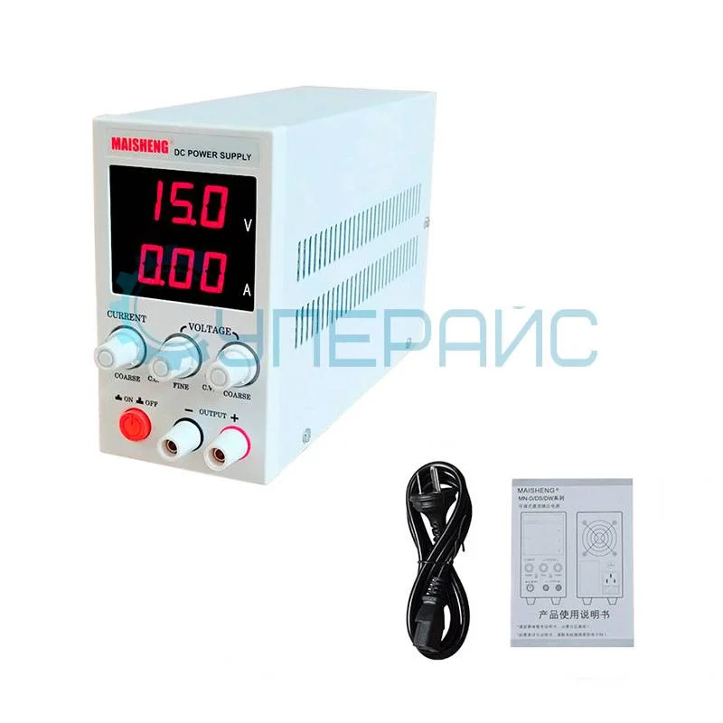 Одноканальный блок питания MAISHENG MN-1510D (15В, 10А) фото 4