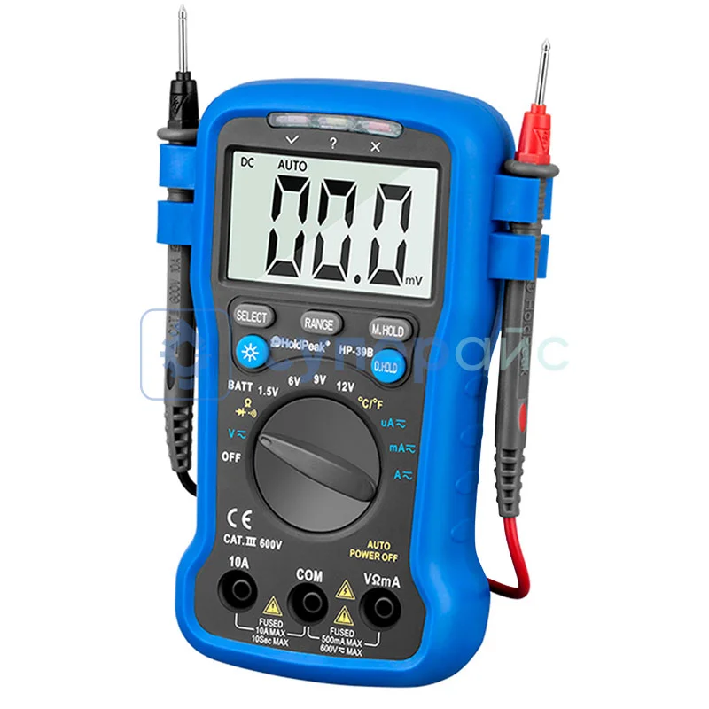 Цифровой мультиметр HoldPeak HP-39B фото 2