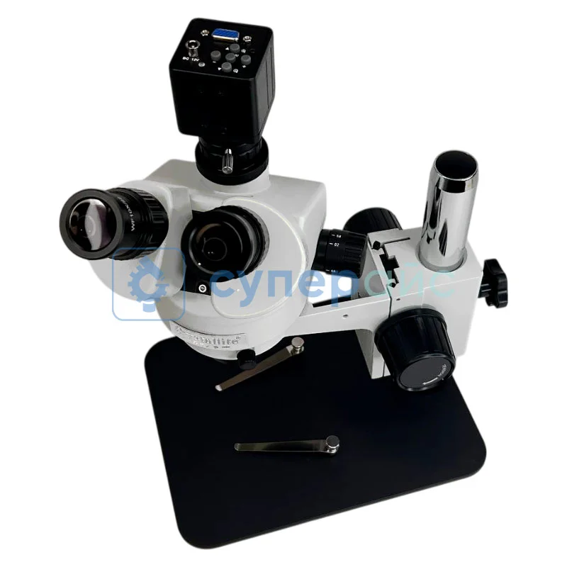 Тринокулярный микроскоп Crystallite ST-7045 с камерой VGA фото 6