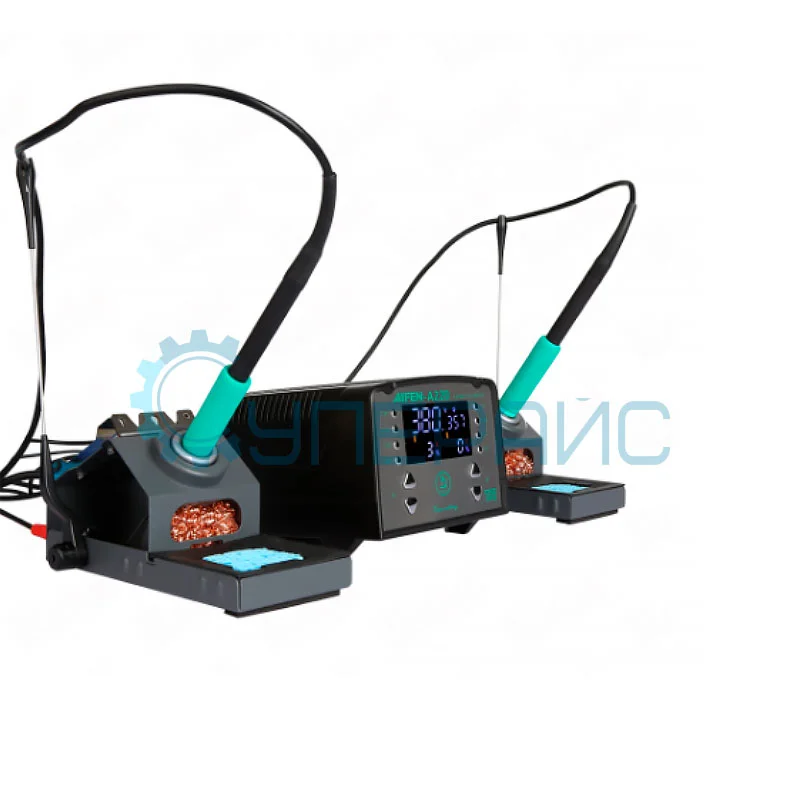 Мощная паяльная станция AIFEN A220 с двумя паяльниками (350 Вт) фото 1