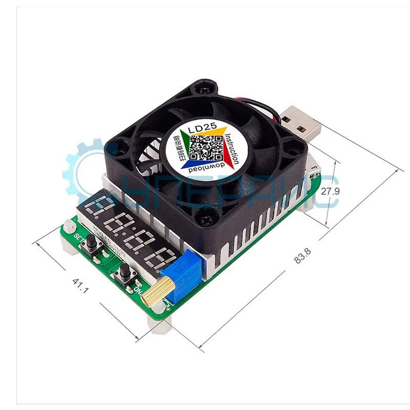 USB нагрузка Ruideng LD25 фото 3