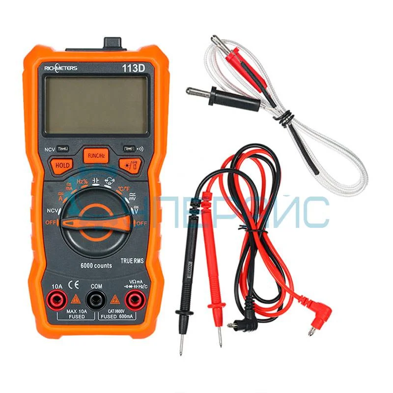 Мультиметр RICHMETERS RM113D с TrueRMS фото 4