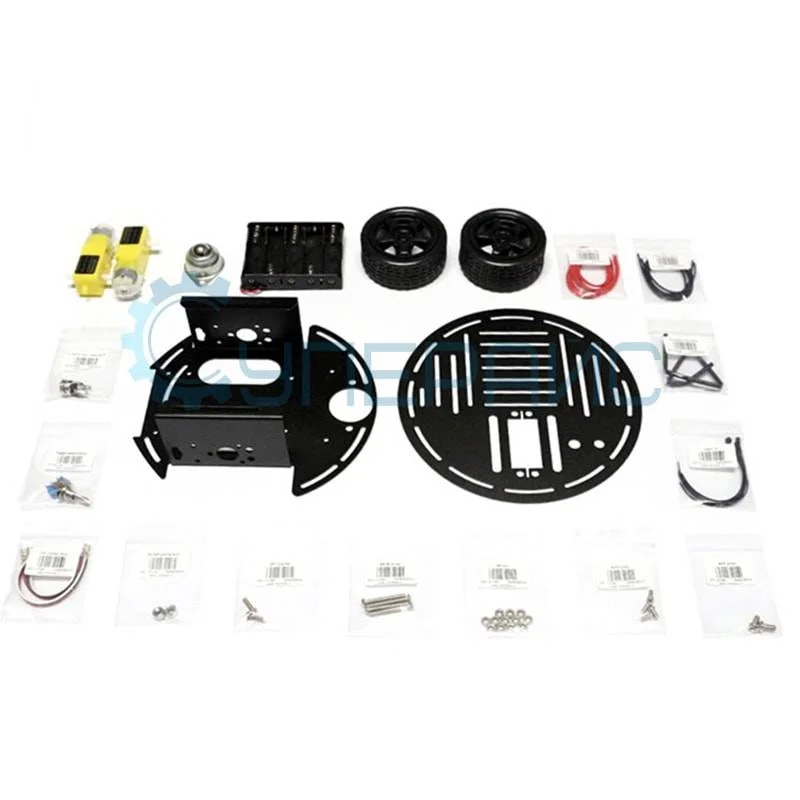 Металлическое шасси для построения робота 2WD фото 6