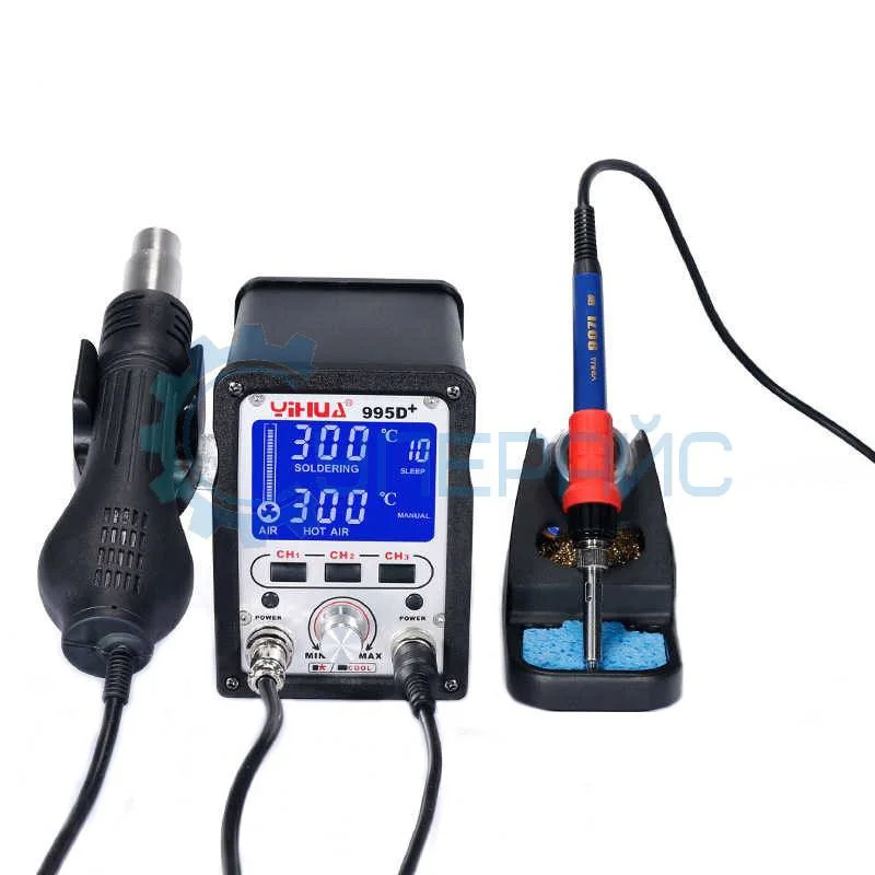 Паяльная станция YIHUA 995D+ для SMD компонентов фото 1