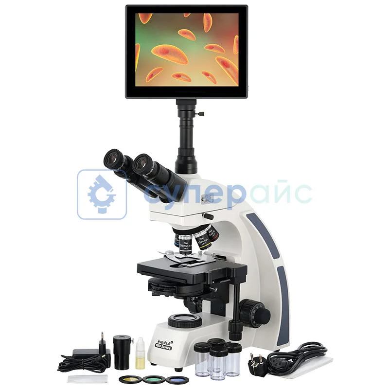 Цифровой микроскоп Levenhuk MED D45T LCD с дисплеем фото 1