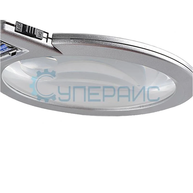 Лупа настольная ZQ-86D на гибком штативе с подсветкой фото 2