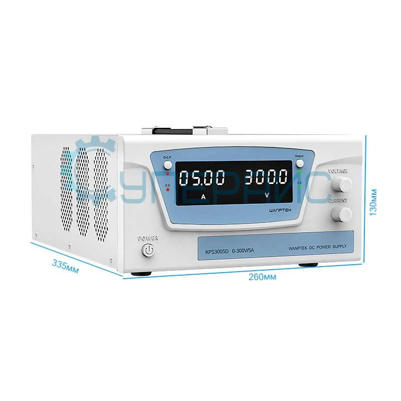 Импульсный лабораторный блок питания Wanptek KPS3005D (300В, 5А) фото 3