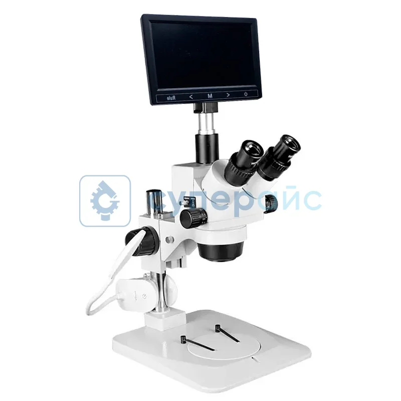 Стереоскопический микроскоп Damingzhi 7X-45X с дисплеем фото 1