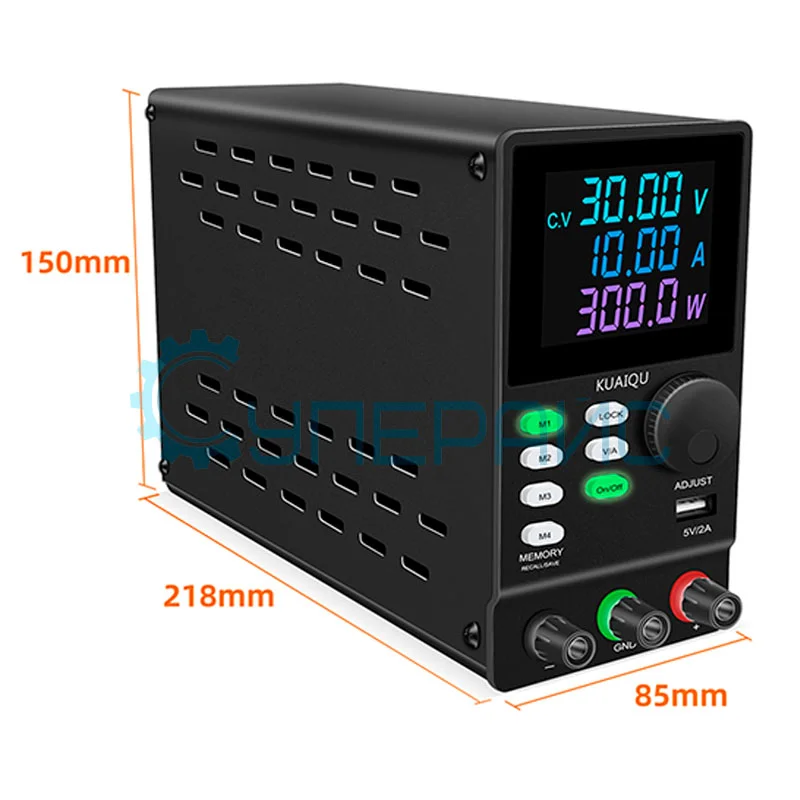 Лабораторный источник питания KUAIQU SPPS-1203D (120 В, 3 А) фото 1