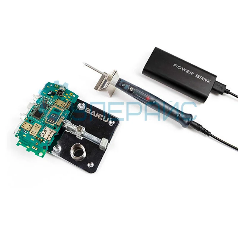 Портативный мини паяльник Baku BA-460 фото 2