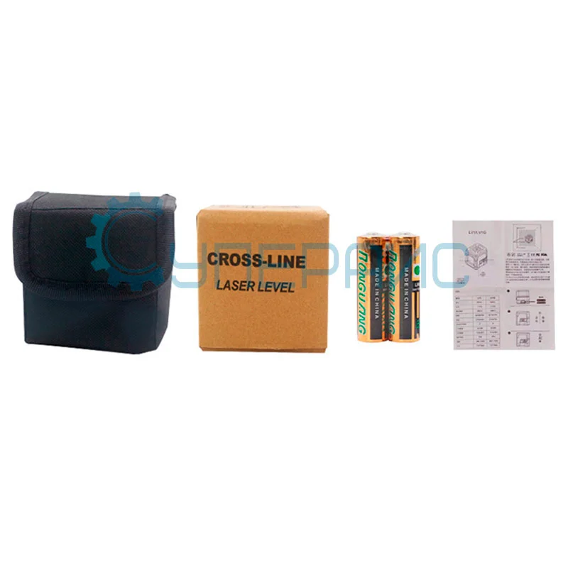Лазерный уровень HANMATEK LV1G (2 луча) зелёный лазер фото 4