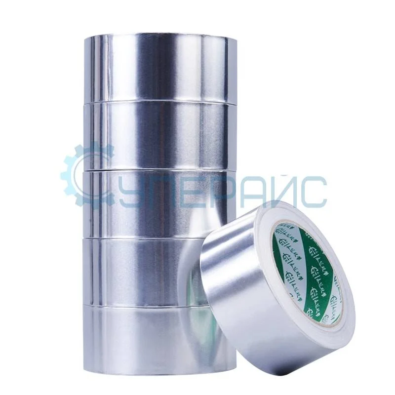 Алюминиевая клейкая лента, металлизированный скотч YGLJH 48мм х 25м фото 2