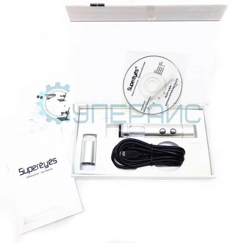 Цифровой USB микроскоп Supereyes B011 со сменным длиннофокусным объективом (для пайки) фото 3