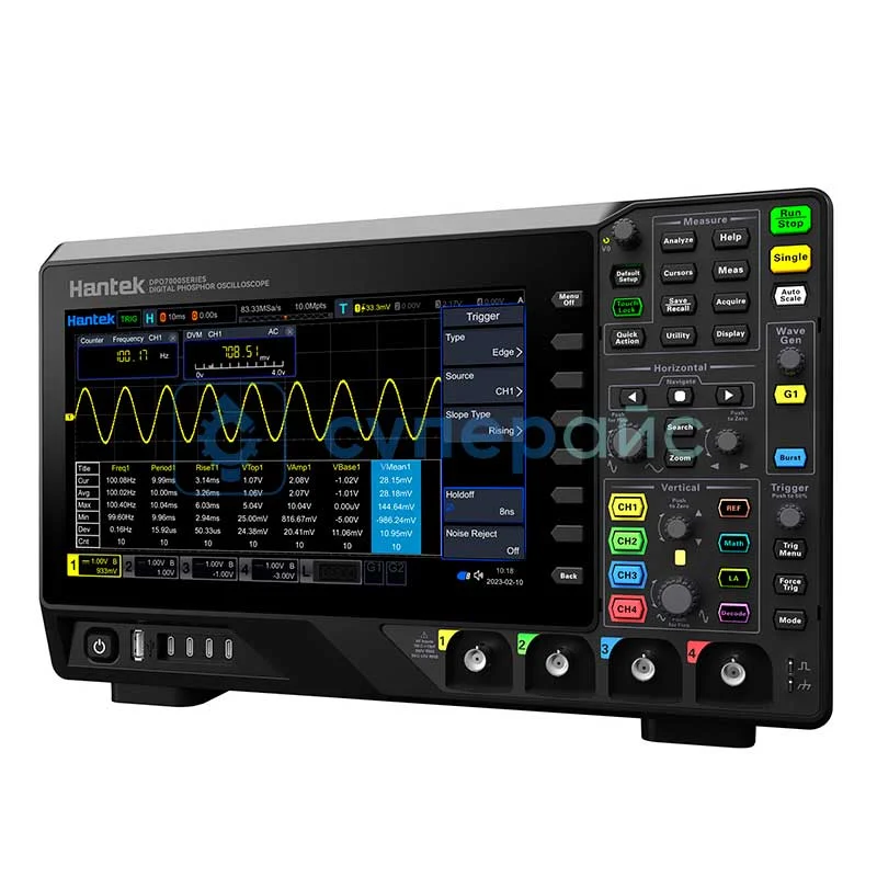 Настольный осциллограф Hantek DPO7204C (4 канала, 200 МГц) фото 1