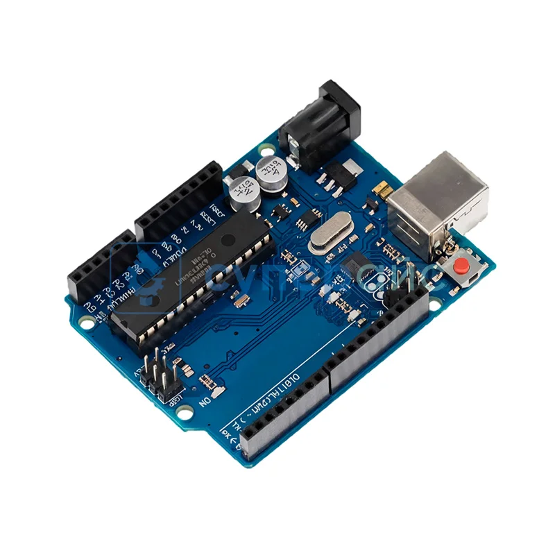 Arduino-совместимый программируемый контроллер UNO R3 (ATMEGA16U2 + MEGA328P) фото 1