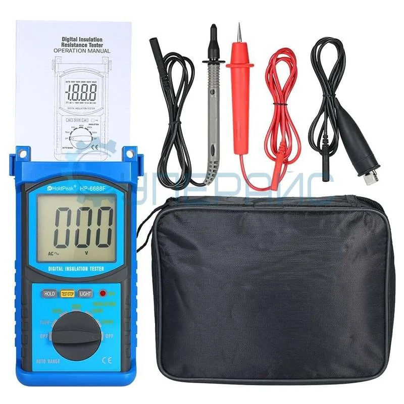 Мегаомметр-тестер HoldPeak HP-6688F фото 8